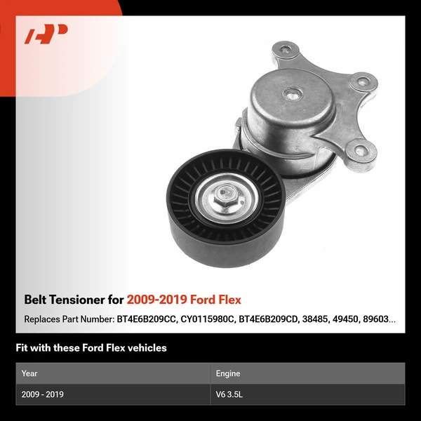 Belt Tensioner for 2009-2019 Ford Flex