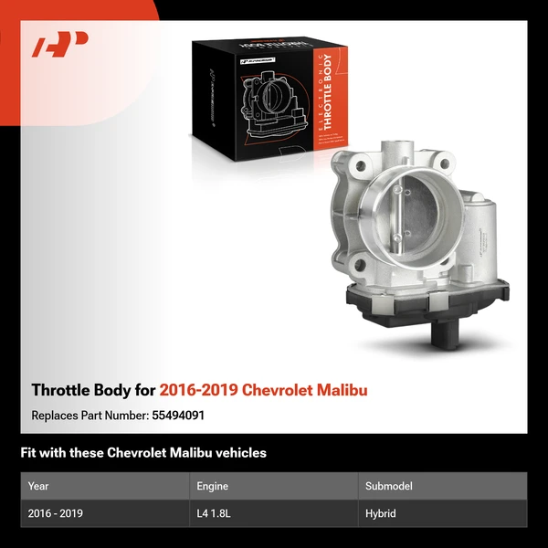 Throttle Body for 2016-2019 Chevrolet Malibu