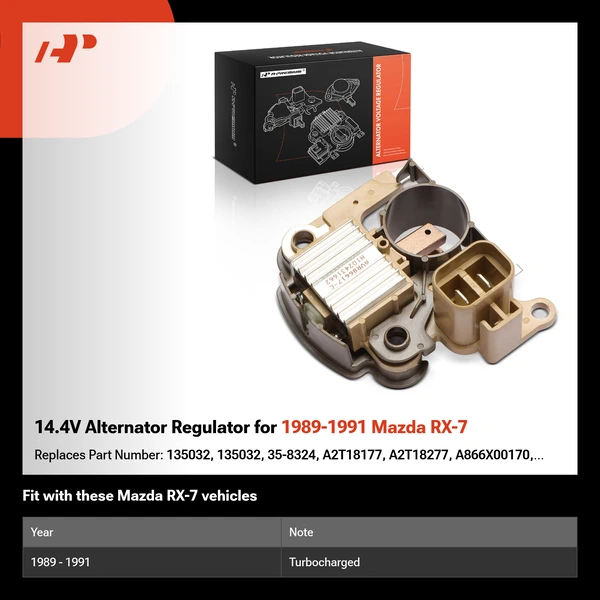 14.4V Alternator Regulator for 1989-1991 Mazda RX-7