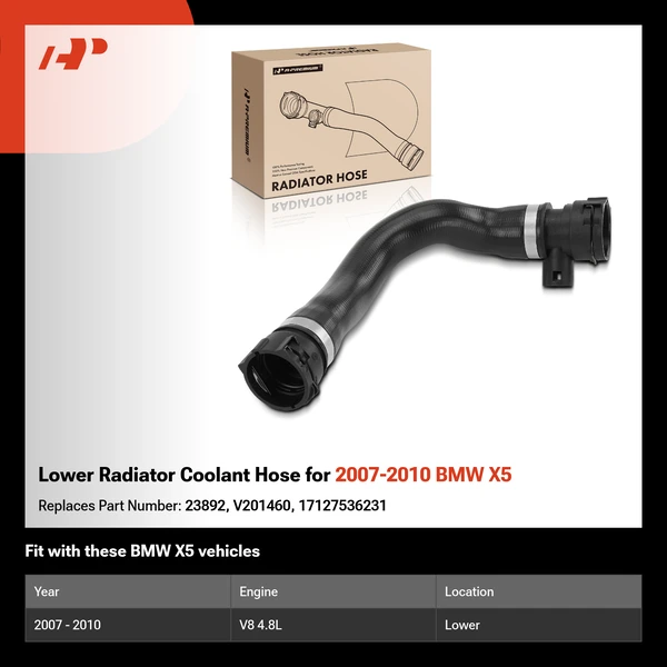 Lower Radiator Coolant Hose for 2007-2010 BMW X5