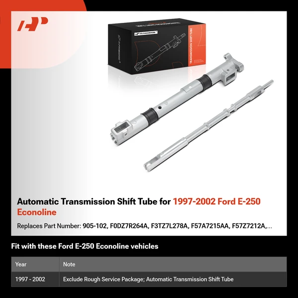 Automatic Transmission Shift Tube for 1997-2002 Ford E-250 Econoline
