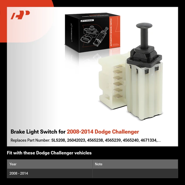 Brake Light Switch for 2008-2014 Dodge Challenger