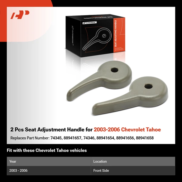 2 Pcs Seat Adjustment Handle for 2003-2006 Chevrolet Tahoe