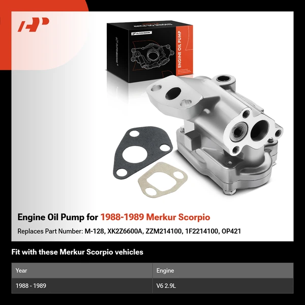 Engine Oil Pump for 1988-1989 Merkur Scorpio