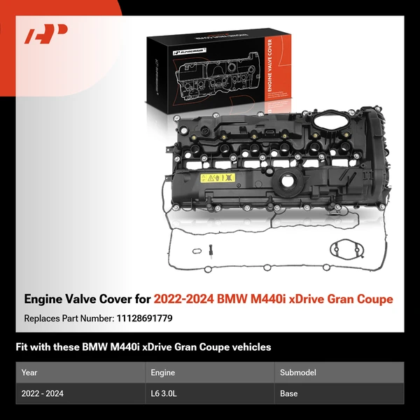 Engine Valve Cover for 2022-2024 BMW M440i xDrive Gran Coupe