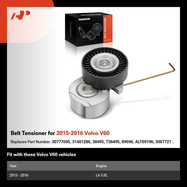 Belt Tensioner for 2015-2016 Volvo V60
