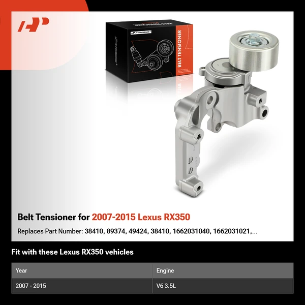 Belt Tensioner for 2007-2015 Lexus RX350