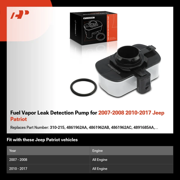 Fuel Vapor Leak Detection Pump for 2007-2008 2010-2017 Jeep Patriot