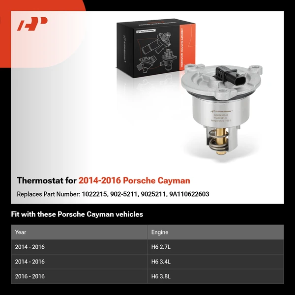Thermostat for 2014-2016 Porsche Cayman