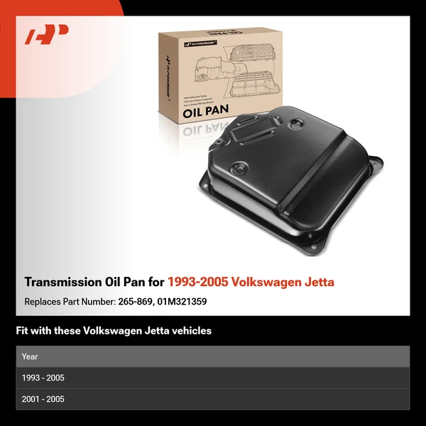 Transmission Oil Pan for 1993-2005 Volkswagen Jetta