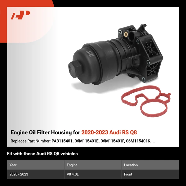 Engine Oil Filter Housing for 2020-2023 Audi RS Q8