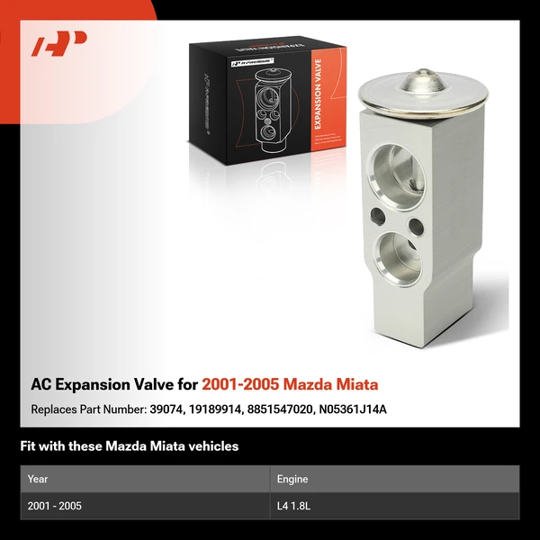 AC Expansion Valve for 2001-2005 Mazda Miata