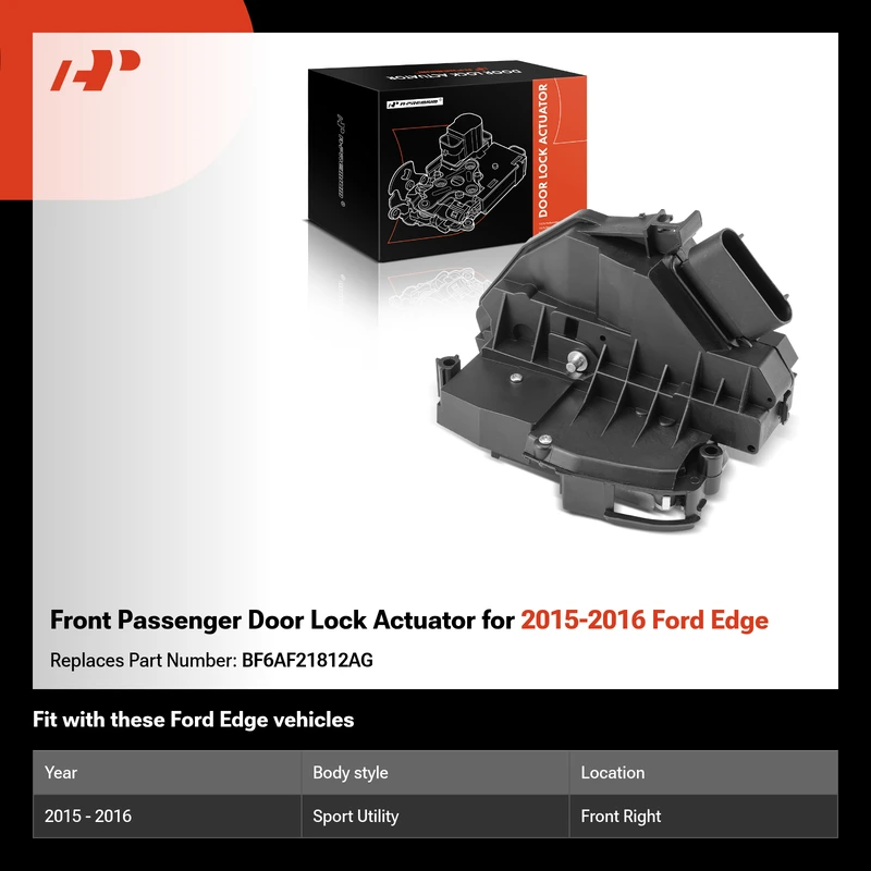 Front Passenger Door Lock Actuator for 2015-2016 Ford Edge