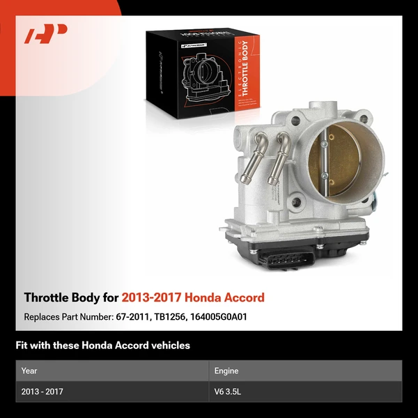 Throttle Body for 2013-2017 Honda Accord