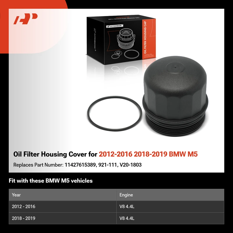 Oil Filter Housing Cover for 2012-2016 2018-2019 BMW M5