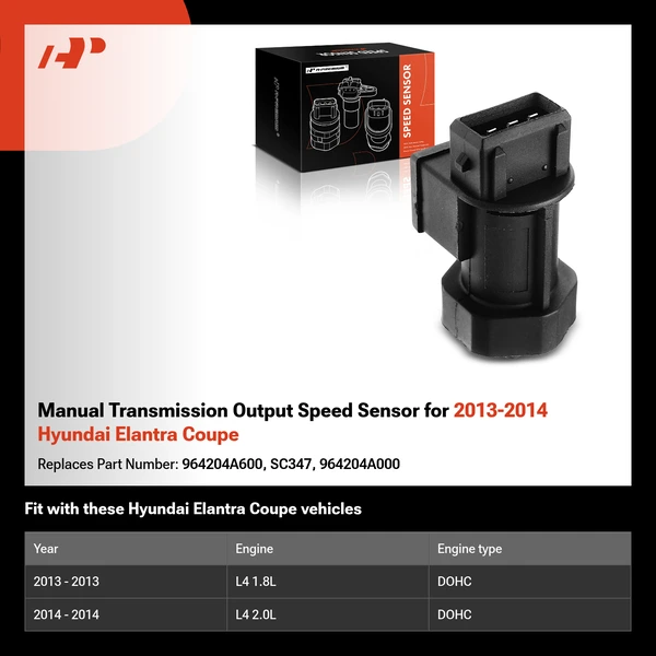 Manual Transmission Output Speed Sensor for 2013-2014 Hyundai Elantra Coupe