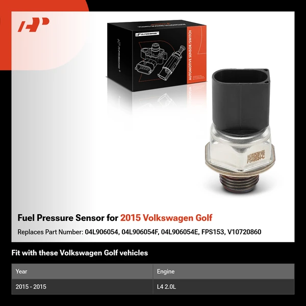 Fuel Pressure Sensor for 2015 Volkswagen Golf