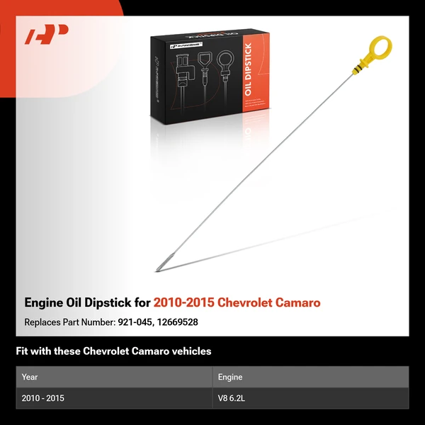 Engine Oil Dipstick for 2010-2015 Chevrolet Camaro