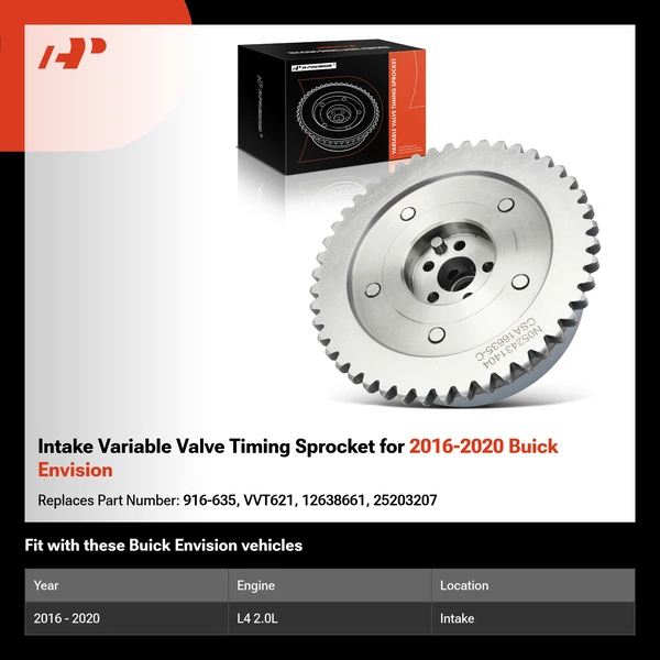 Intake Variable Valve Timing Sprocket for 2016-2020 Buick Envision