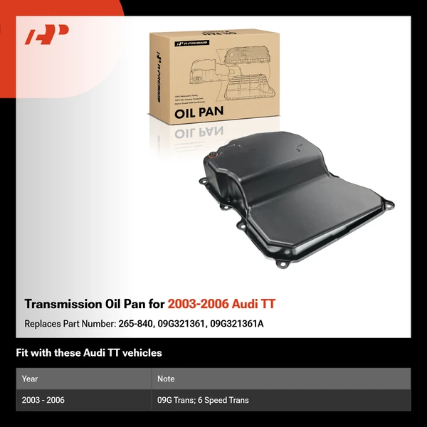 Transmission Oil Pan for 2003-2006 Audi TT