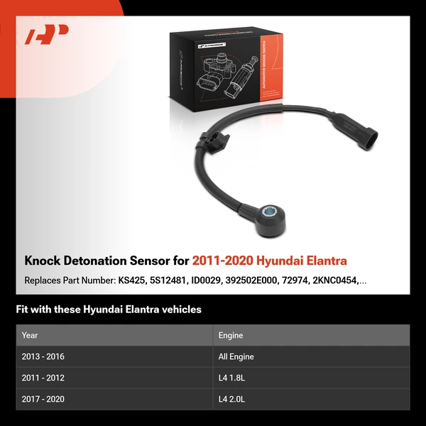 Knock Detonation Sensor for 2011-2020 Hyundai Elantra