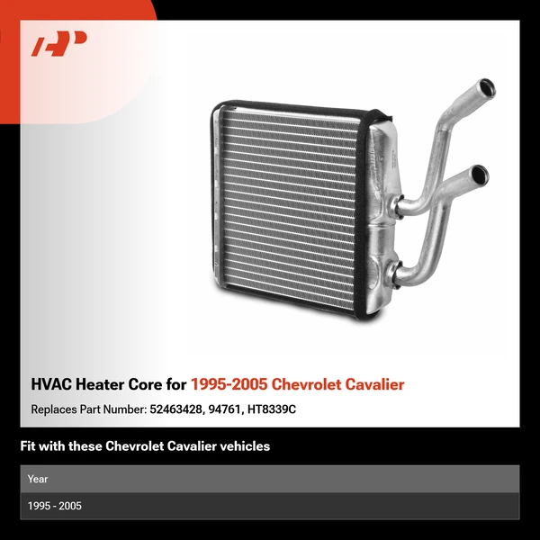 HVAC Heater Core for 1995-2005 Chevrolet Cavalier