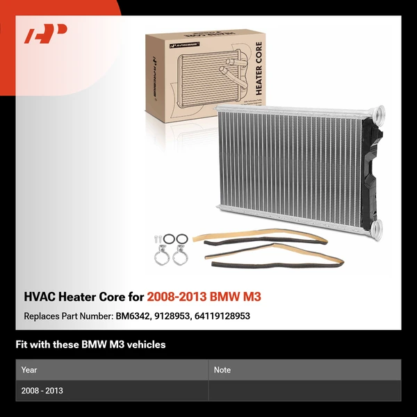 HVAC Heater Core for 2008-2013 BMW M3
