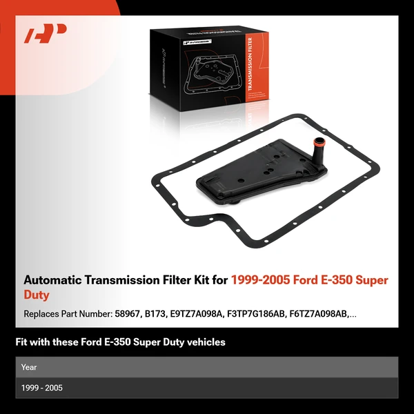 Automatic Transmission Filter Kit for 1999-2005 Ford E-350 Super Duty