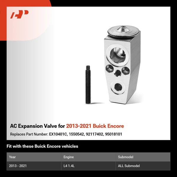 AC Expansion Valve for 2013-2021 Buick Encore