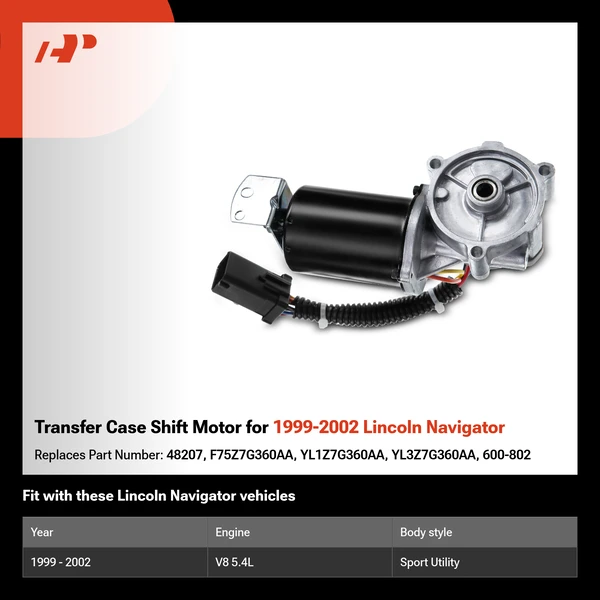 Transfer Case Shift Motor for 1999-2002 Lincoln Navigator