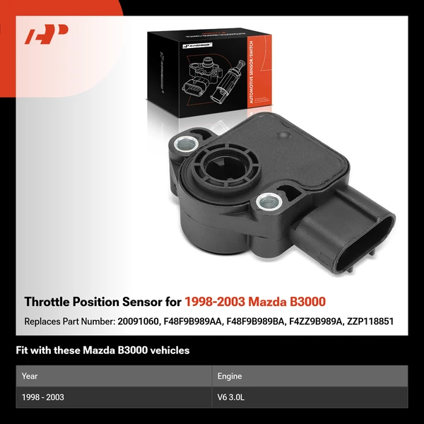 Throttle Position Sensor for 1998-2003 Mazda B3000