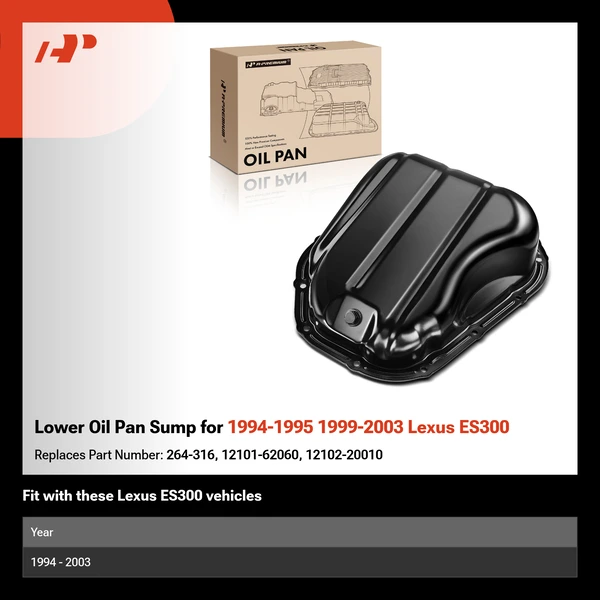 Lower Oil Pan Sump for 1994-1995 1999-2003 Lexus ES300