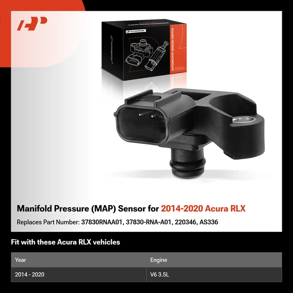 Manifold Pressure (MAP) Sensor for 2014-2020 Acura RLX