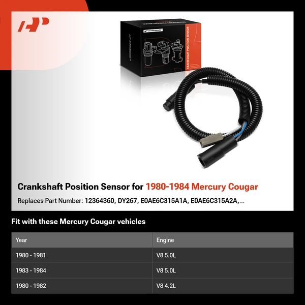 Crankshaft Position Sensor for 1980-1984 Mercury Cougar