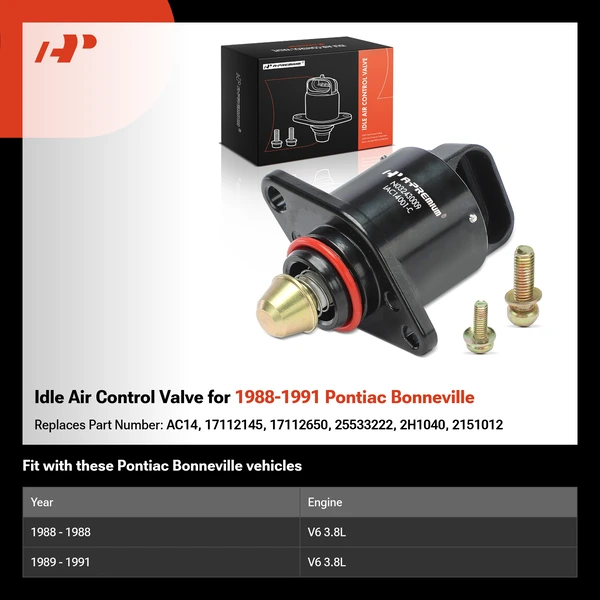 Idle Air Control Valve for 1988-1991 Pontiac Bonneville