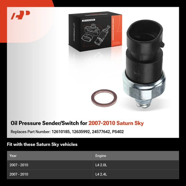 Oil Pressure Sender/Switch for 2007-2010 Saturn Sky
