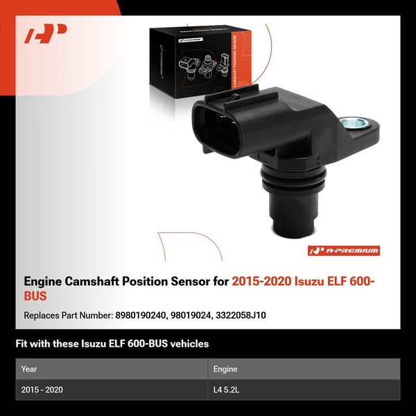 Engine Camshaft Position Sensor for 2015-2020 Isuzu ELF 600-BUS