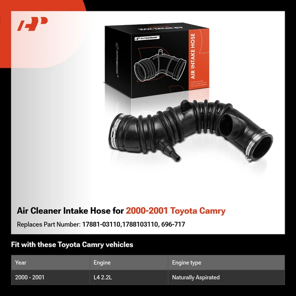 Air Cleaner Intake Hose for 2000-2001 Toyota Camry