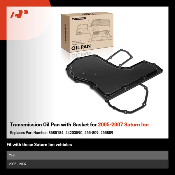 Transmission Oil Pan with Gasket for 2005-2007 Saturn Ion