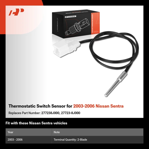 Thermostatic Switch Sensor for 2003-2006 Nissan Sentra