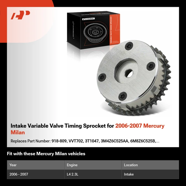 Intake Variable Valve Timing Sprocket for 2006-2007 Mercury Milan