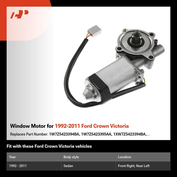 Window Motor for 1992-2011 Ford Crown Victoria