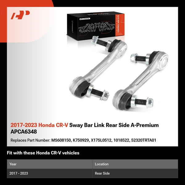 2017-2023 Honda CR-V Sway Bar Link Rear Side A-Premium APCA6348