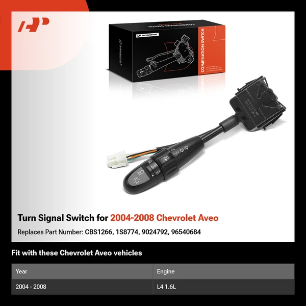 Turn Signal Switch for 2004-2008 Chevrolet Aveo