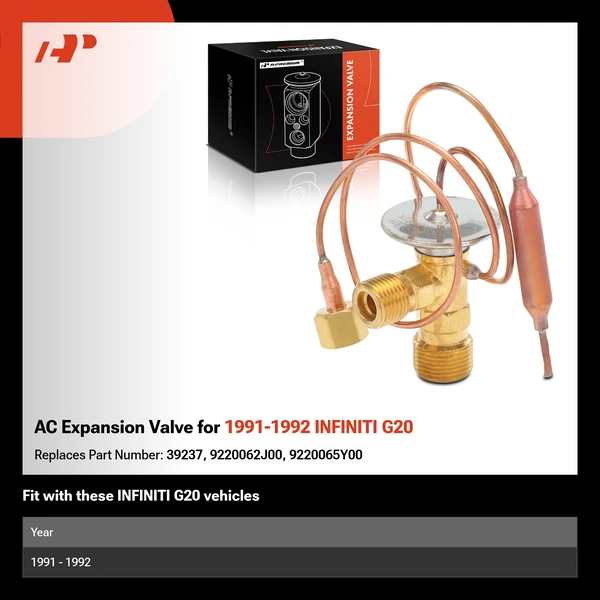 AC Expansion Valve for 1991-1992 INFINITI G20