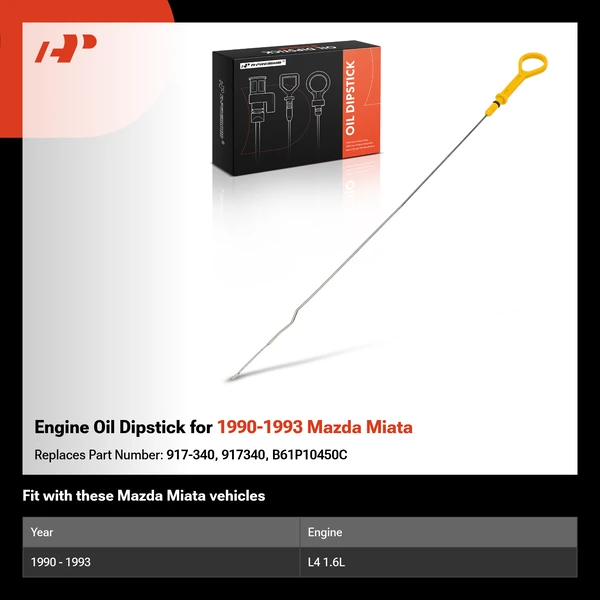 Engine Oil Dipstick for 1990-1993 Mazda Miata