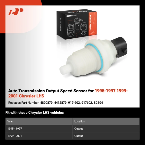 Auto Transmission Output Speed Sensor for 1995-1997 1999-2001 Chrysler LHS