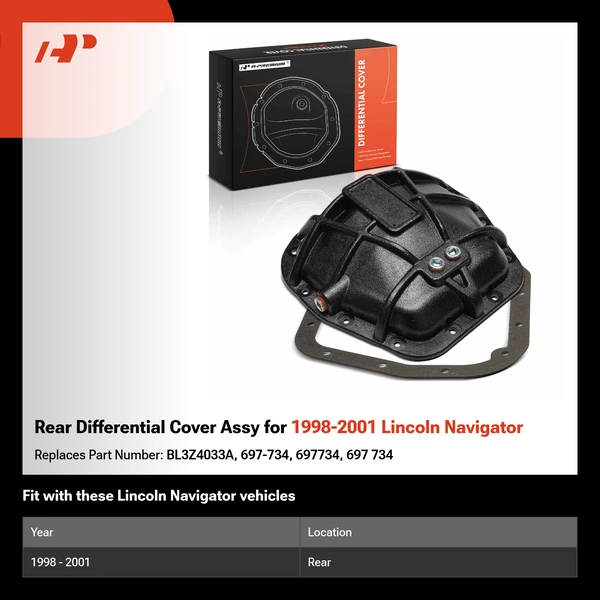 Rear Differential Cover Assy for 1998-2001 Lincoln Navigator