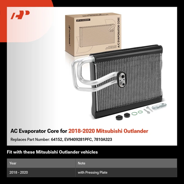 AC Evaporator Core for 2018-2020 Mitsubishi Outlander