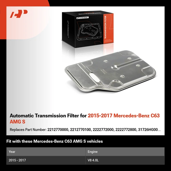 Automatic Transmission Filter for 2015-2017 Mercedes-Benz C63 AMG S